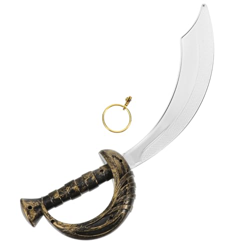 Didiseaon 1Satz Piraten Kostüm Set mit Creolen Ohrringen Requisite für Piratenpartys Cosplay Bühnenaufführungen für Kindergeburtstage Karneval Teiliges von Didiseaon