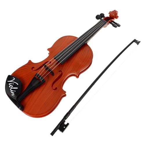 Didiseaon 1Satz Simuliertes Geigenspielzeug für Realistisches Musikinstrument des Interesses für Geburtstage Partys und Musikalische Frühförderung Tiefbraunes Didiseaon 1Satz Simuliertes Geigenspielzeug für Realistisches Musikinstrument des Interesses für Geburtstage Partys und Musikalische Frühförderung Tiefbraunes von Didiseaon