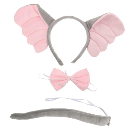 Didiseaon 1satz Elefant Cosplay Zubehör Elefantenohren Haarreif Und Fliege Süße Tierkostüm Accessoires Für Karneval Halloween Und Rollenspiele Für Damen Didiseaon 1satz Elefant Cosplay Zubehör Elefantenohren Haarreif Und Fliege Süße Tierkostüm Accessoires Für Karneval Halloween Und Rollenspiele Für Damen von Didiseaon