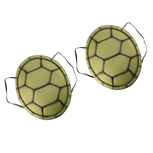 Didiseaon 2 STÜCK Schildkrötenpanzer Kostüm aus Leichtem Eva Material Verstellbarer Gurt für Halloween Fasching Karneval Party Realistische Schildkröten Rückenverkleidung für Jungen und von Didiseaon