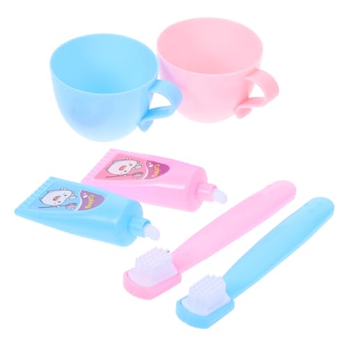 Didiseaon 2 Sätze Miniatur Badezimmer Zubehör Set für Puppen Teilig mit Zahnbürste und Zahnpasta Spielerisches Puppenhaus Zubehör für Interaktives Rollenspiel und Feinmotorikförderung Didiseaon 2 Sätze Miniatur Badezimmer Zubehör Set für Puppen Teilig mit Zahnbürste und Zahnpasta Spielerisches Puppenhaus Zubehör für Interaktives Rollenspiel und Feinmotorikförderung von Didiseaon