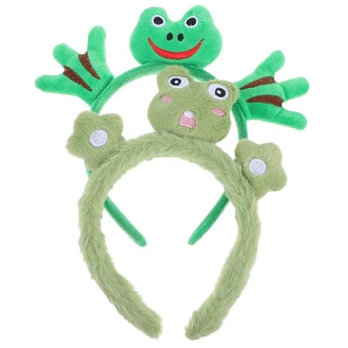Didiseaon 2 Stück Froschaugen-stirnband: Plüsch-tierhaarband, Cosplay-kostümzubehör, Süßes Party-kopfband Für Halloween, Weihnachtsfeier von Didiseaon