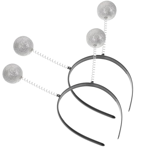 Didiseaon 2 Stück Glitzer Haarreif mit Silbernen Boppern Leichtes Kopfband für Halloween Kostümparty Geburtstagsfeiern Flexibles Haarschmuck für Erwachsene Didiseaon 2 Stück Glitzer Haarreif mit Silbernen Boppern Leichtes Kopfband für Halloween Kostümparty Geburtstagsfeiern Flexibles Haarschmuck für Erwachsene von Didiseaon