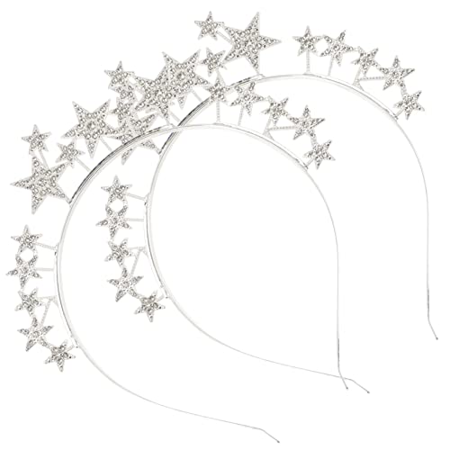 Didiseaon 2 Stück Glitzer Haarreifen für Fünfzackstern Stirnbänder für Partys und Festlichkeiten Leicht und Bequem Perfektes Accessoire für Kleine Didiseaon 2 Stück Glitzer Haarreifen für Fünfzackstern Stirnbänder für Partys und Festlichkeiten Leicht und Bequem Perfektes Accessoire für Kleine von Didiseaon