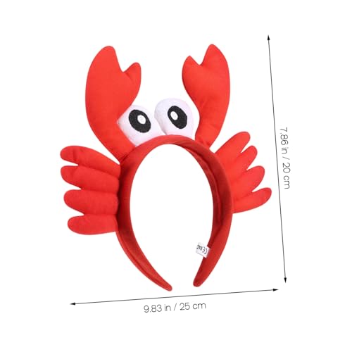 Didiseaon 2 Stück Großes Augen krabben stirnband Dekorativer Haarreif mit Cartoon meeresbewohner motiv Leichtes Bequemes Cosplay zubehör für Halloween Partys und Kostümfeste Didiseaon 2 Stück Großes Augen krabben stirnband Dekorativer Haarreif mit Cartoon meeresbewohner motiv Leichtes Bequemes Cosplay zubehör für Halloween Partys und Kostümfeste von Didiseaon