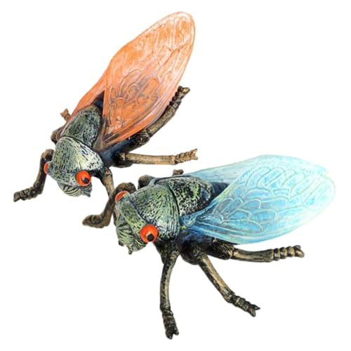 Didiseaon 2 Stück Insektenmodell kognitiv Zikaden Lehre Zikaden-Skulptur Desktop-Zikaden-Dekoration Zikadenspielzeug gefälschte Zikaden Zikade-Insektenfigur Zikade Figur Plastik Didiseaon 2 Stück Insektenmodell kognitiv Zikaden Lehre Zikaden-Skulptur Desktop-Zikaden-Dekoration Zikadenspielzeug gefälschte Zikaden Zikade-Insektenfigur Zikade Figur Plastik von Didiseaon