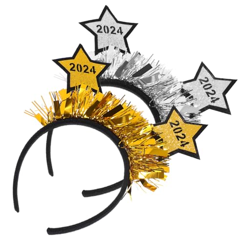 Didiseaon 2 Stück Neujahrs Stirnbänder im Glitzernde Haarschmuck Accessoires für Festliche Anlässe Strapazierfähiges Material Ergonomisches Design für Optimalen Tragekomfort für Didiseaon 2 Stück Neujahrs Stirnbänder im Glitzernde Haarschmuck Accessoires für Festliche Anlässe Strapazierfähiges Material Ergonomisches Design für Optimalen Tragekomfort für von Didiseaon