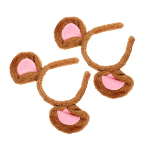 Didiseaon 2 Stück Niedliches Mausohren Haarreif aus Plüsch für Damen Vielseitig Einsetzbar bei Halloween Cosplay Tierkostüm party und Bühnenauftritten Einfach zu Tragen und Komfortabel von Didiseaon