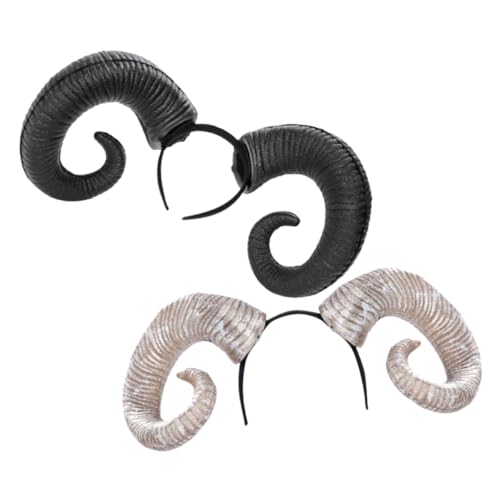 Didiseaon 2 Stück PU Ox Horn Stirnband Halloween Kopfschmuck Cosplay Hörner Party Dekoration Leicht und Bequem Langlebig Kreative Karneval Accessoires Didiseaon 2 Stück PU Ox Horn Stirnband Halloween Kopfschmuck Cosplay Hörner Party Dekoration Leicht und Bequem Langlebig Kreative Karneval Accessoires von Didiseaon