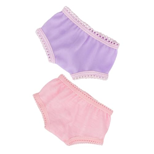 Didiseaon 2 Stück Puppe Höschen Puppenunterwäsche kleines Unterhosen für Mädchen Kleidung Accessoires Mädchen kurz Mädchen Stoff Didiseaon 2 Stück Puppe Höschen Puppenunterwäsche kleines Unterhosen für Mädchen Kleidung Accessoires Mädchen kurz Mädchen Stoff von Didiseaon