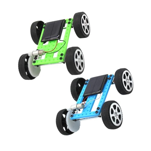 Didiseaon 2 Stück Solar Betriebener DIY Mars Bausatz Teiliges mit Grünem und Blauem Modell Pädagogisches Experimentierspielzeug Problemlösung und von Didiseaon