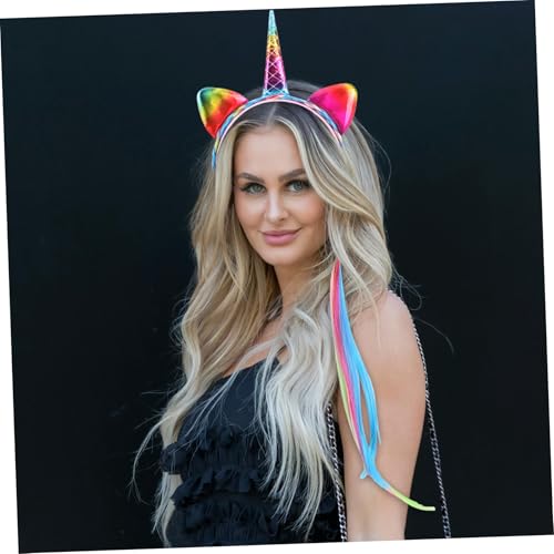 Didiseaon 2 Stück Teiliges Einhorn horn Haarreif für Mädchen Komfortabler Kunstleder Stirnband Magisches Fantasy design für Halloween Kostüm Geburtstagsfeier Dekoration Charmantes Didiseaon 2 Stück Teiliges Einhorn horn Haarreif für Mädchen Komfortabler Kunstleder Stirnband Magisches Fantasy design für Halloween Kostüm Geburtstagsfeier Dekoration Charmantes von Didiseaon