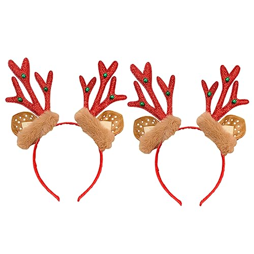 Didiseaon 2 Stück Weihnachts Rentier Haarreif Lustige Antler Stirnbänder für Festtagskostüme Fotorequisiten und Weihnachtsfeiern Romantisches Zubehör für Erwachsene Didiseaon 2 Stück Weihnachts Rentier Haarreif Lustige Antler Stirnbänder für Festtagskostüme Fotorequisiten und Weihnachtsfeiern Romantisches Zubehör für Erwachsene von Didiseaon