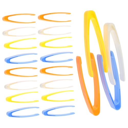 Didiseaon 20 Stück Pinzettenclipzubehör experimente Experiment spielsachen für draußen Wissenschaft Pinzette spitz Pinzette aus Kunststoff für Pinzette Masse Plastik von Didiseaon