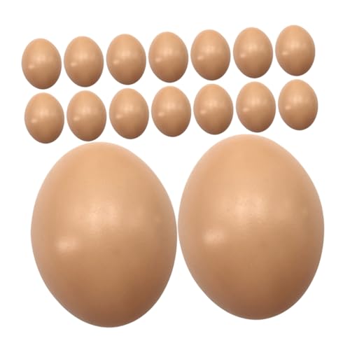 Didiseaon 20 Stück Teiliges Fake Eier Leere Ostereier zum Bemalen Realistische Ei Modelle für DIY Dekoration Vielseitige Fotorequisiten und Frühlingsfest für und Osterfeiern von Didiseaon