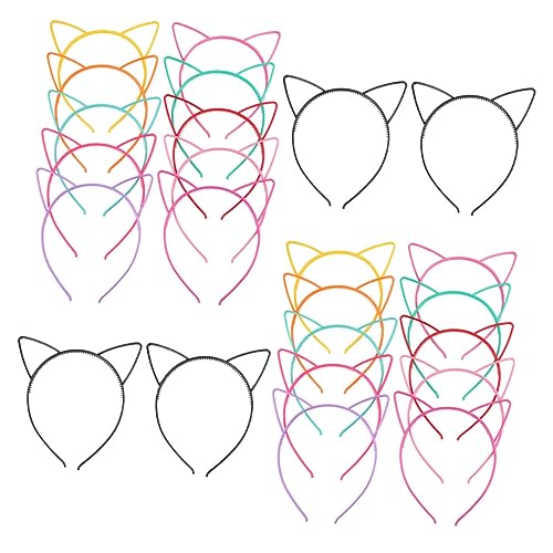 Didiseaon 24 Stück Stirnband mit Katzenohren Hallo Party Katzenohren zum Geburtstag Mädchen Haarreifen für Katzenohren Blau Rosa haarschmuck Haarband Haar Stirnband Plastik Didiseaon 24 Stück Stirnband mit Katzenohren Hallo Party Katzenohren zum Geburtstag Mädchen Haarreifen für Katzenohren Blau Rosa haarschmuck Haarband Haar Stirnband Plastik von Didiseaon