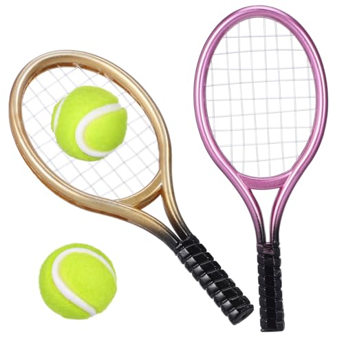 Didiseaon 2Sätze Tennis Rackets und Bälle Teiliges Mini Zubehör für Puppenhäuser und DIY Projekte Requisiten für Kreative Szenen Didiseaon 2Sätze Tennis Rackets und Bälle Teiliges Mini Zubehör für Puppenhäuser und DIY Projekte Requisiten für Kreative Szenen von Didiseaon