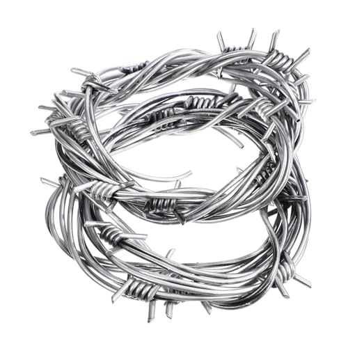 Didiseaon 2stücke Gruselige Stacheldraht Dekoration Für Halloween Fake Barbed Wires Für Spukhaus Party Requisiten Lange Requisiten Für Unvergessliche von Didiseaon