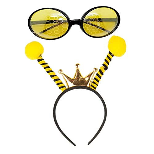 Didiseaon 2Stücke Teiliges Bienen Kostüm Set mit Haarband und Brille für Party und Karneval Lustiges Zubehör für Erwachsene und Bienen Mottopartys und Festivals Didiseaon 2Stücke Teiliges Bienen Kostüm Set mit Haarband und Brille für Party und Karneval Lustiges Zubehör für Erwachsene und Bienen Mottopartys und Festivals von Didiseaon