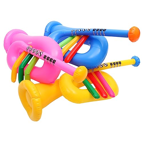 Didiseaon 3 Stück Aufblasbare Hornspielzeuge kleine Trompete Musical -Trompete Luft lustiges aufblasbares Instrument aufblasbare Party Requisiten PVC Gelb Zufällige Farbe Didiseaon 3 Stück Aufblasbare Hornspielzeuge kleine Trompete Musical -Trompete Luft lustiges aufblasbares Instrument aufblasbare Party Requisiten PVC Gelb Zufällige Farbe von Didiseaon