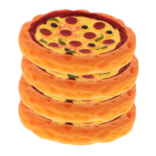 Didiseaon 4 Stück Pizza Teilig Realistische Puppenhaus Lebensmittel Dekoration Mini Pizza Modelle für DIY Szenen für Puppenhaus und Spielzeugdekoration Didiseaon 4 Stück Pizza Teilig Realistische Puppenhaus Lebensmittel Dekoration Mini Pizza Modelle für DIY Szenen für Puppenhaus und Spielzeugdekoration von Didiseaon