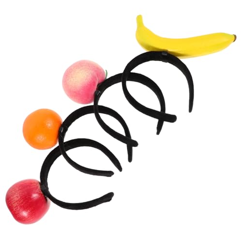 Didiseaon 4 Stück Stirnbänder Apfel Banane Orange Tropisches Kostüm Zubehör für Partys Geburtstagsfeiern und Festliche Anlässe Leicht Bequem Langlebig und Vielseitig Einsetzbar Didiseaon 4 Stück Stirnbänder Apfel Banane Orange Tropisches Kostüm Zubehör für Partys Geburtstagsfeiern und Festliche Anlässe Leicht Bequem Langlebig und Vielseitig Einsetzbar von Didiseaon