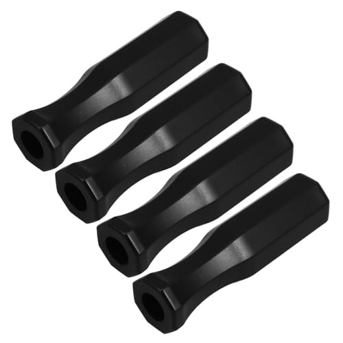 Didiseaon 4 Stück Teiliges Kunststoff Tischfußballgriffe Octagonal Anti rutsch Ergonomisch Kompatibel für Tischfußballmaschinen Schwarz von Didiseaon