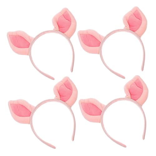 Didiseaon 4 Stück Teiliges Süßes Schweineohren Haarreif Elastisches Tierkopfband für Halloween Weihnachten und Kostümpartys Niedliche Kopfbedeckung für Cosplay Events Didiseaon 4 Stück Teiliges Süßes Schweineohren Haarreif Elastisches Tierkopfband für Halloween Weihnachten und Kostümpartys Niedliche Kopfbedeckung für Cosplay Events von Didiseaon