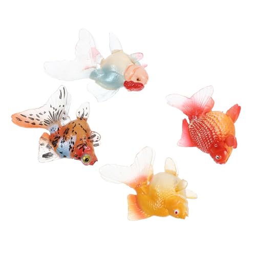 Didiseaon 4Stücke Teiliges Lebensechte Goldfischmodelle für Aquarien Dekoration Realistische Simulation aus Stabilem für Tierkenntnisse Farbenfrohe Fische für Teich Didiseaon 4Stücke Teiliges Lebensechte Goldfischmodelle für Aquarien Dekoration Realistische Simulation aus Stabilem für Tierkenntnisse Farbenfrohe Fische für Teich von Didiseaon