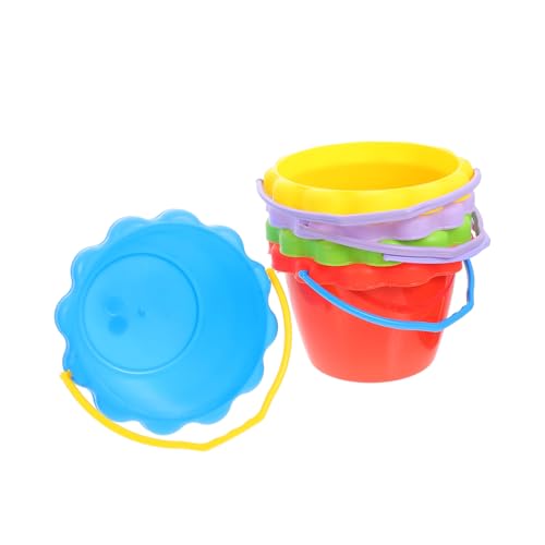 Didiseaon 5 Stück Teiliges Strandspielzeug Sandkübel aus Hochwertigem Kunststoff mit Glatten Kanten Sicher und Langlebig für Am Strand Sandkasten und Garten Komfortabler Zufällige Farbe Didiseaon 5 Stück Teiliges Strandspielzeug Sandkübel aus Hochwertigem Kunststoff mit Glatten Kanten Sicher und Langlebig für Am Strand Sandkasten und Garten Komfortabler Zufällige Farbe von Didiseaon