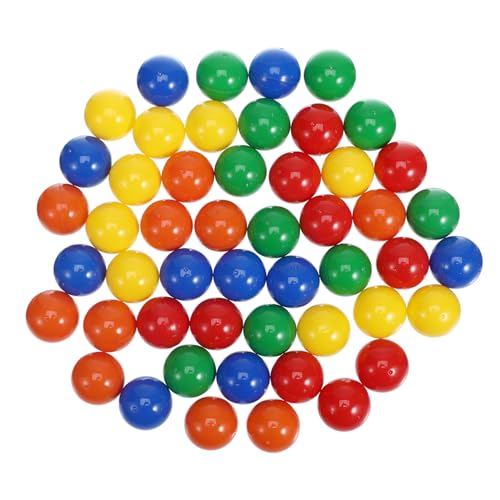 Didiseaon 50 Stück Lotteriekugel Partyspielbälle Requisiten Dekoration Hohl Gefüllt Anrufer Kleine Farbige Kugeln Für Riese Kleine Befüllbare Kugeln Gewinnspielkugeln Kind Groß Bunt Plastik von Didiseaon