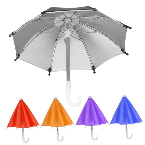 Didiseaon 5Stücke Mini Regenschirm Zufälligen Farben Leicht und Sicher für Zubehör für Kreative Projekte und Dekoration Fördert Fantasie und Kognitive Fähigkeiten von Didiseaon