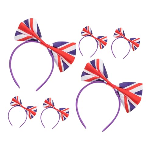 Didiseaon 6 Stück Teiliges British Flag Haarband mit Union Jack Schleife für Sportveranstaltungen Partys und Festivals Langlebig und Haaraccessoires für Fans Didiseaon 6 Stück Teiliges British Flag Haarband mit Union Jack Schleife für Sportveranstaltungen Partys und Festivals Langlebig und Haaraccessoires für Fans von Didiseaon