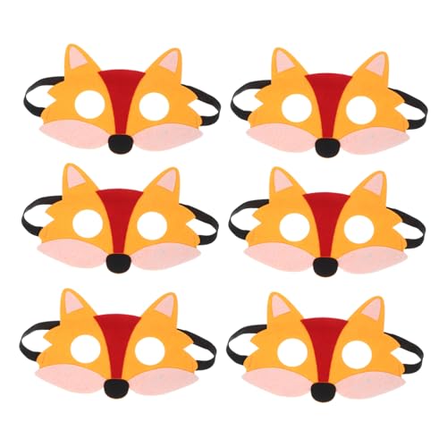 Didiseaon 6st Cartoon Wolfsmaske Tiermasken Aus Filz Werwolf-maske Wolfsmasken Aus Filz Fuchs Halbmaske Kostüm Maske Wolf-tiermasken Tolle Gefühlt Geburtstagsparty Liefert Halloween Didiseaon 6st Cartoon Wolfsmaske Tiermasken Aus Filz Werwolf-maske Wolfsmasken Aus Filz Fuchs Halbmaske Kostüm Maske Wolf-tiermasken Tolle Gefühlt Geburtstagsparty Liefert Halloween von Didiseaon
