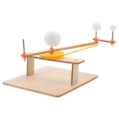 Didiseaon Astronomisches Sonnensystem Modell Bausatz mit Beweglichen Achsen Stabiles Holzgestell Edukatives DIY Wissenschaftsspielzeug für Schulprojekte für Astronomie Lernen und Dekoration von Didiseaon