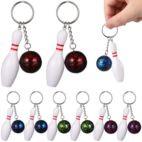 Didiseaon Bowling Schlüsselanhänger: 10 Stück Bowling Mitgebsel Schlüsselbund Mini Schlüssel Anhänger Schlüsselringe Dekorationen für Sports Souvenir Spielzeug Partygeschenke Didiseaon Bowling Schlüsselanhänger: 10 Stück Bowling Mitgebsel Schlüsselbund Mini Schlüssel Anhänger Schlüsselringe Dekorationen für Sports Souvenir Spielzeug Partygeschenke von Didiseaon