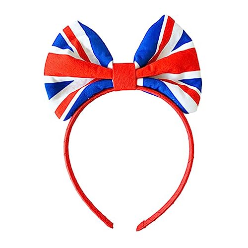 Didiseaon Britisches Flaggen Stirnband für Erwachsene Schleifen Kopfschmuck für Festivals und Partys Dehnbar und Komfortabel Kostüm Didiseaon Britisches Flaggen Stirnband für Erwachsene Schleifen Kopfschmuck für Festivals und Partys Dehnbar und Komfortabel Kostüm von Didiseaon