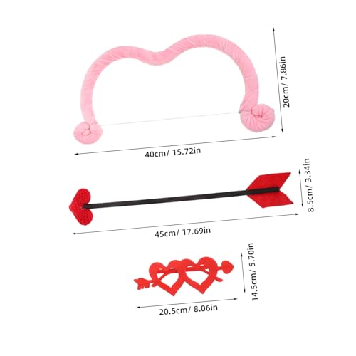 Didiseaon Cosplay Requisite Valentinstag Zubehör Set Schleife Und Flügel Valentinstag Kostüm Kostüm Zubehör Dekoration Schleife Didiseaon Cosplay Requisite Valentinstag Zubehör Set Schleife Und Flügel Valentinstag Kostüm Kostüm Zubehör Dekoration Schleife von Didiseaon
