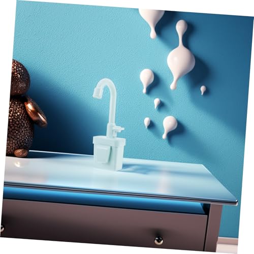 Didiseaon Elektronischer Wasserhahn mit Automatischer Wasserkreislauffunktion Kindersicheres Kunststoffmaterial Interaktives Rollenspiel Zubehör für Jungen und Mädchen von Didiseaon