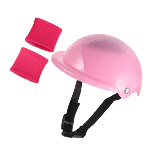 Didiseaon Ersetzbares Puppenzubehör Sporthelm Detailreiche Miniatur Schutzhelme für Puppen Robustes Design für Vielfältige Spielszenarien Realistische Verarbeitung Passend für Sport von Didiseaon