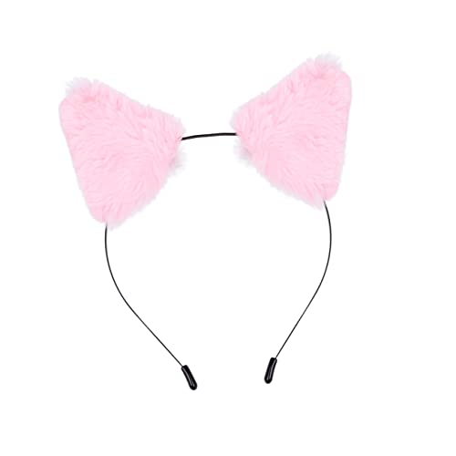 Didiseaon Fuchsohren Stirnband Katzenstirnband für Mädchen Bands fanny Ohr Haarbänder Dekorationen Fälschung Stirnband mit Katzenohren haarband damen Cosplay-Leopard Rosa Didiseaon Fuchsohren Stirnband Katzenstirnband für Mädchen Bands fanny Ohr Haarbänder Dekorationen Fälschung Stirnband mit Katzenohren haarband damen Cosplay-Leopard Rosa von Didiseaon