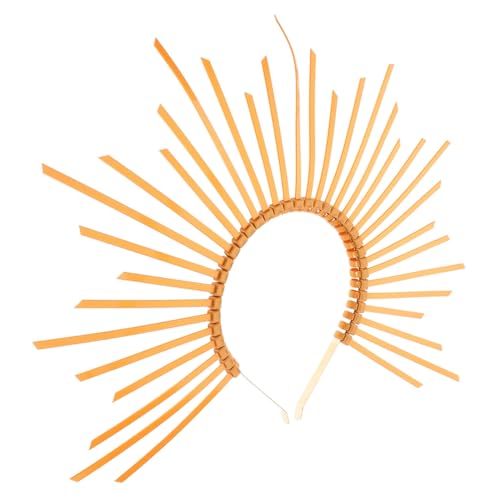 Didiseaon Goldener Damen Heiligenschein Haarreif Party Haarband für Tanz und Kostüm Handgefertigtes Accessoire mit Strahlendem Design Geeignet für Frauen und Festliche Anlässe von Didiseaon
