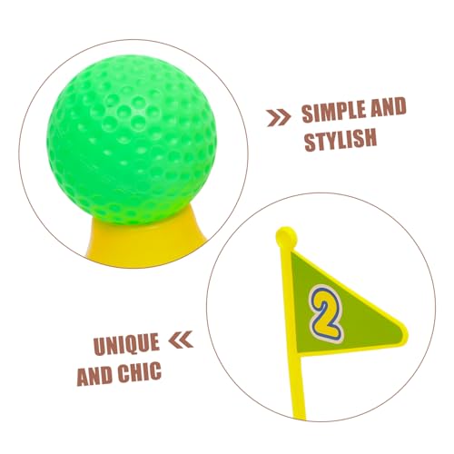 Didiseaon Golfspielzeug Set für Drinnen und Draußen Langlebige Golfclubs für Ab Jahre Fördert Motorik und Eltern Junge Mädchen Spiel Sicheres Unterhaltsames Lernspielzeug von Didiseaon