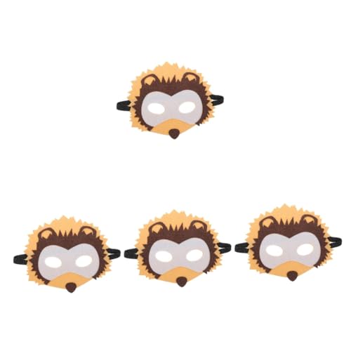 Didiseaon Igel Maske Aus Weichem Vliesstoff - 17-2 x 16 Cm Perfekt Für Kindergartenaufführungen Kostümpartys Und Als Augenmaske Für Lichtschutz Tierischer Spaß Für Kleine von Didiseaon