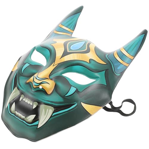 Didiseaon Japanische Oni Maske Gruselige Halloween Cosplay Masquerade Party Requisite Wiederverwendbar Unisex für Bühnenauftritte Kostümparty Didiseaon Japanische Oni Maske Gruselige Halloween Cosplay Masquerade Party Requisite Wiederverwendbar Unisex für Bühnenauftritte Kostümparty von Didiseaon