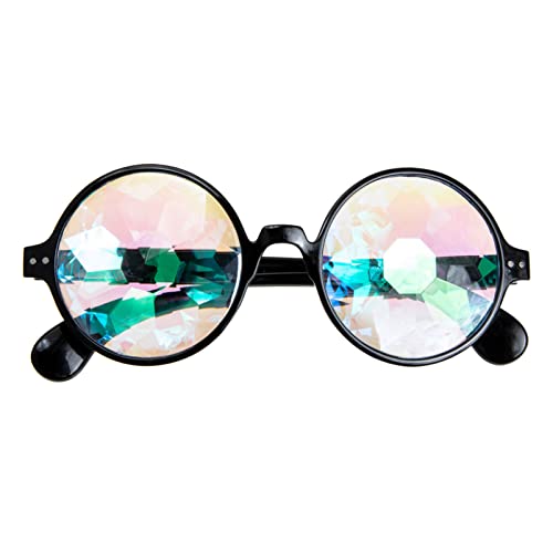 Didiseaon Kaleidoskop- Rave- Brille Festivals Brille Kaleidoskop- Sonnenbrille Regenbogenprismen- Sonnenbrille Beugungs- Sonnenbrille Foto- Requisite für Party Festival Dekoration Gefälligkeiten von Didiseaon