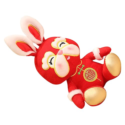 Didiseaon Kuscheliges Plüschtier Hase Rotes Party Kaninchen Maskottchen Weiches Stofftier Dekoration Didiseaon Kuscheliges Plüschtier Hase Rotes Party Kaninchen Maskottchen Weiches Stofftier Dekoration von Didiseaon