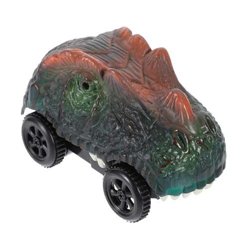 Didiseaon Langlebiges Dinosaurier Abs Material Leichtes Glattes Rennbahn Auto ohne Batterie Farbenfrohes Track Car für Motorik und Gehirnentwicklung von Didiseaon