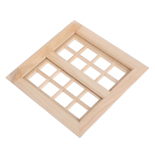 Didiseaon Maßstab DIY Blanko Fenster Modell für Puppenstube Handliches Leichtes Zubehör zur Detailgetreuen Hausdekoration Didiseaon Maßstab DIY Blanko Fenster Modell für Puppenstube Handliches Leichtes Zubehör zur Detailgetreuen Hausdekoration von Didiseaon