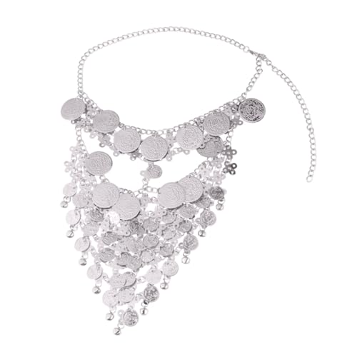 Didiseaon Metallic Schleier Bauch Tragen Ausgefallene Accessoires Elegante Funkelnde Halbe Dekorative Frau Bunte Dame Leuchtende Dekorationen Pailletten LED Glitzer Gold Frauen Didiseaon Metallic Schleier Bauch Tragen Ausgefallene Accessoires Elegante Funkelnde Halbe Dekorative Frau Bunte Dame Leuchtende Dekorationen Pailletten LED Glitzer Gold Frauen von Didiseaon